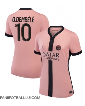 Paris Saint-Germain Ousmane Dembele #10 Tricou Fotbal Replică 2024-25 Femei Treilea